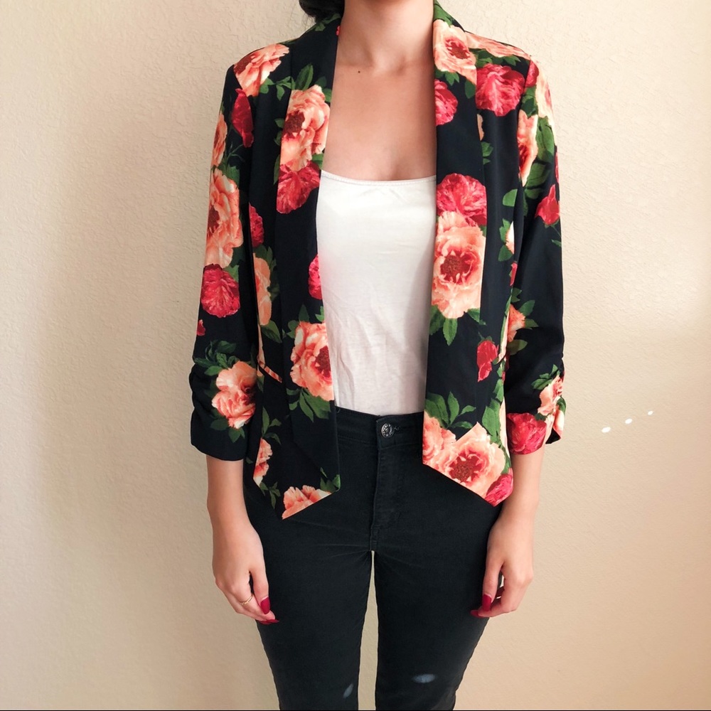 Floral Blazer.
